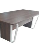 TABLE DE REUNION EN MELAMINE 2M/1M PIETEMENT METALLIQUE