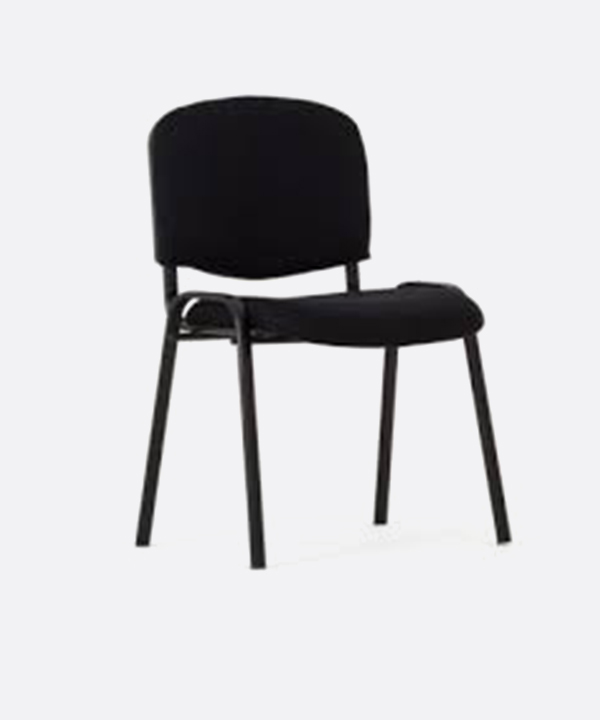 Chaise Iso, assise et dossier tissu enduit M2