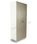 ARMOIRE EN MELAMINE AVEC DEUX PORTES PLEINES