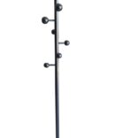 PORTE MANTEAU A 08 BRANCHES NOIR AVEC SOCLE MARBRE